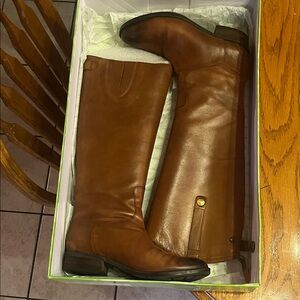 Sam Edelman “Penny” whiskey Leather Knee-High Boots 6M